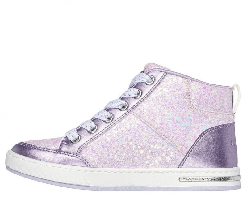 Purple Skechers Shoutouts - Glitter Queen Girls' Walking Shoes | BXQW-60429