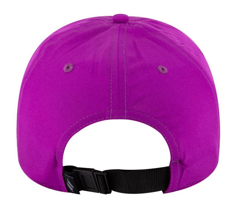 Purple Skechers Skech-shine Foil Baseball Women's Hats | EQOB-48172