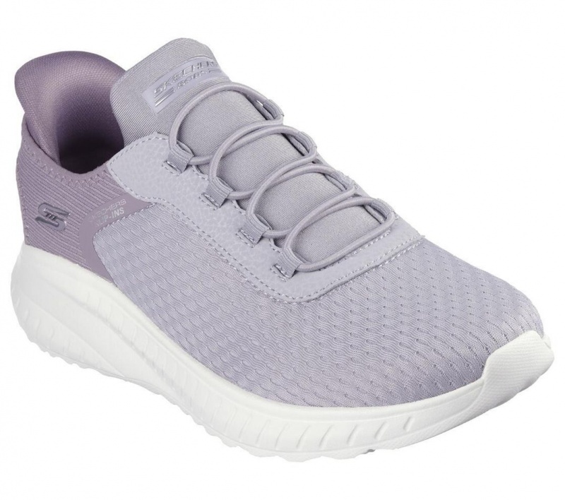 Purple Skechers Slip-ins: Bobs Sport Squad Chaos Women's Sneakers | IUJN-14385