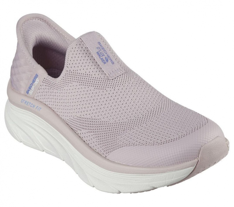 Purple Skechers Slip-ins Rf: D'lux Walker - Homebound Women's Sneakers | WJHL-29651