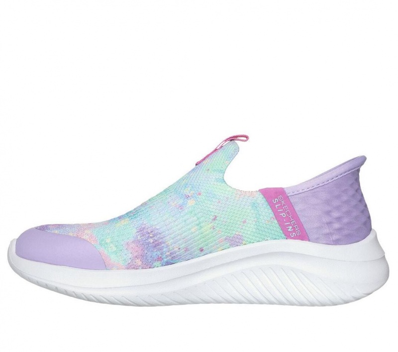 Purple Skechers Slip-ins: Ultra Flex 3.0 Girls' Sneakers | ZUDB-89652