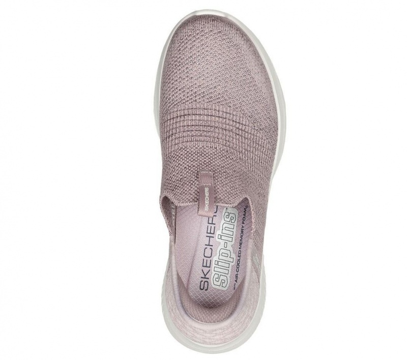 Purple Skechers Slip-ins: Ultra Flex 3.0 - Smooth Step Women's Sneakers | FXTY-83064