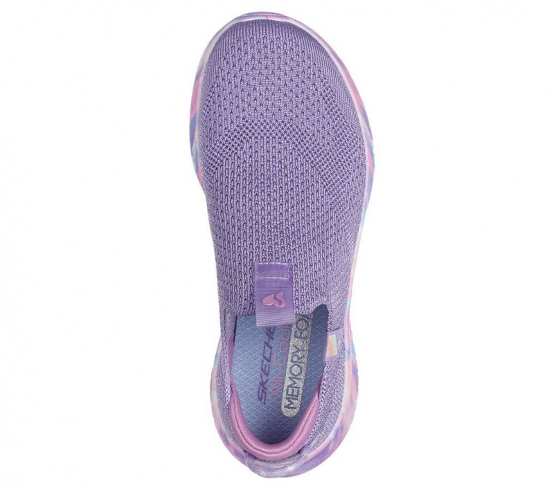 Purple Skechers Ultra Flex 3.0 - Blissful Bay Girls' Sneakers | XQCM-32705