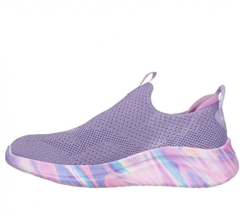 Purple Skechers Ultra Flex 3.0 - Blissful Bay Girls' Sneakers | XQCM-32705