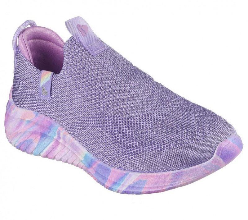 Purple Skechers Ultra Flex 3.0 - Blissful Bay Girls' Sneakers | XQCM-32705