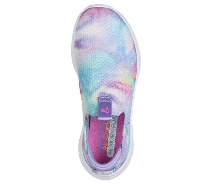 Purple Skechers Ultra Flex 3.0 - Ombre Envy Girls' Sneakers | SCYW-20958