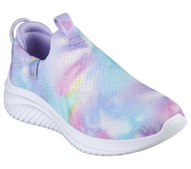 Purple Skechers Ultra Flex 3.0 - Ombre Envy Girls' Sneakers | SCYW-20958