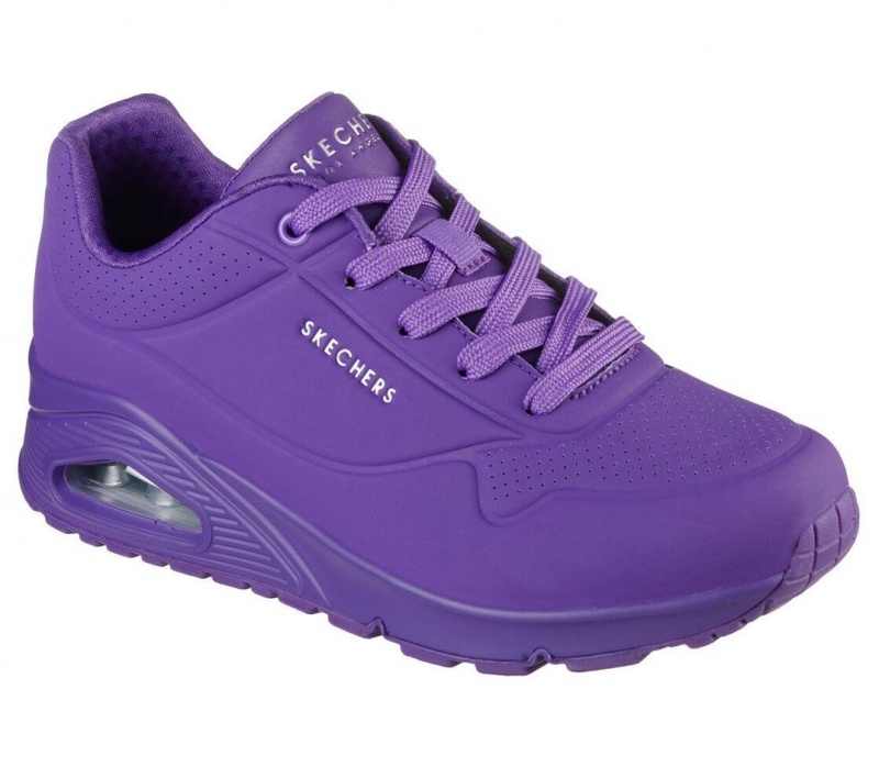 Purple Skechers Uno - Night Shades Women's Sneakers | AFRN-61742