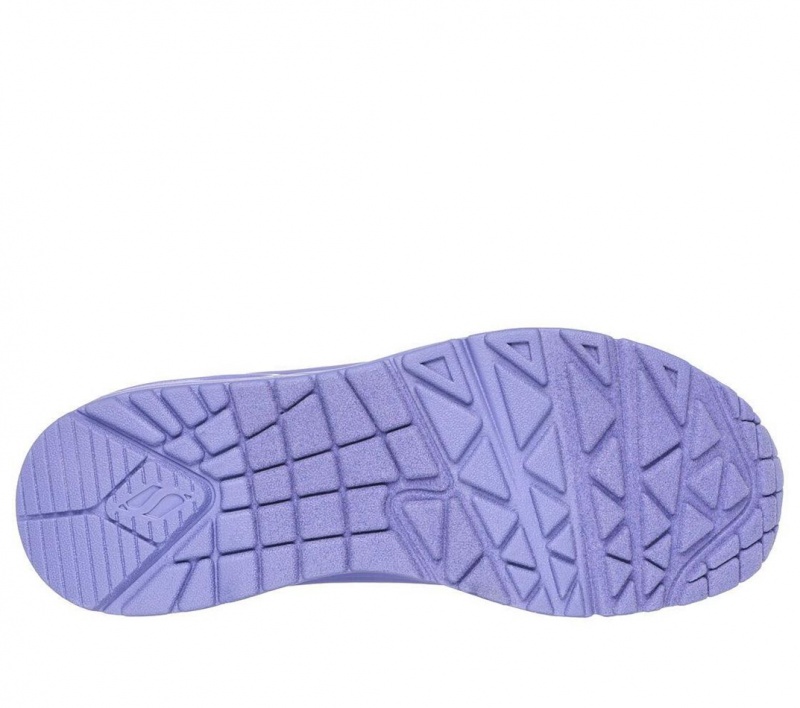 Purple Skechers Uno - Stand On Air Women's Sneakers | ZCRF-84695