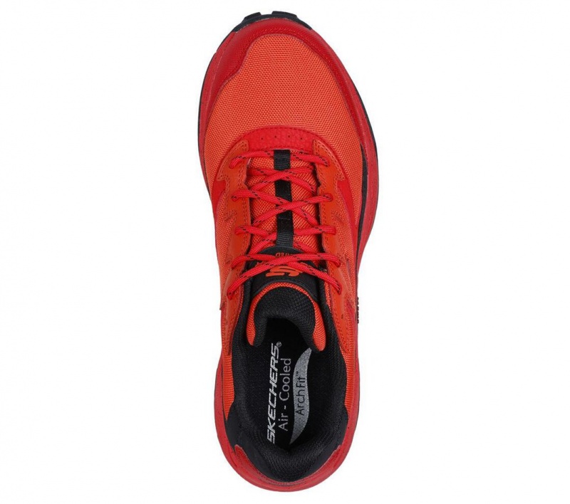 Red Skechers Arch Fit Skip Tracer - Lytle Creek Men's Sneakers | ICNZ-61849