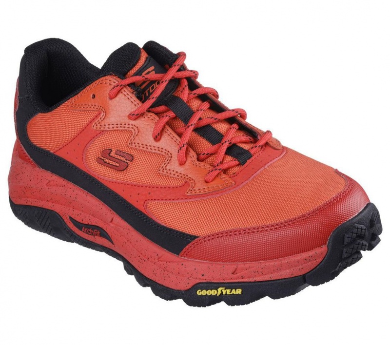 Red Skechers Arch Fit Skip Tracer - Lytle Creek Men's Sneakers | ICNZ-61849