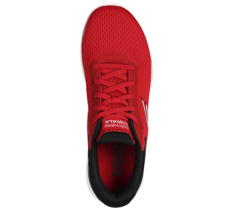 Red Skechers Go Walk 7 - The Construct Men's Sneakers | OIHF-65731