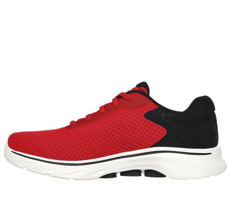 Red Skechers Go Walk 7 - The Construct Men's Sneakers | OIHF-65731