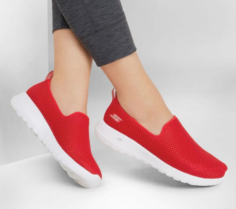 Red Skechers Go Walk Joy Women's Slip On | PZAR-36208