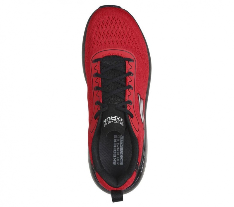 Red Skechers Max Cushioning Suspension - Voyager Men's Sneakers | HUDQ-27931