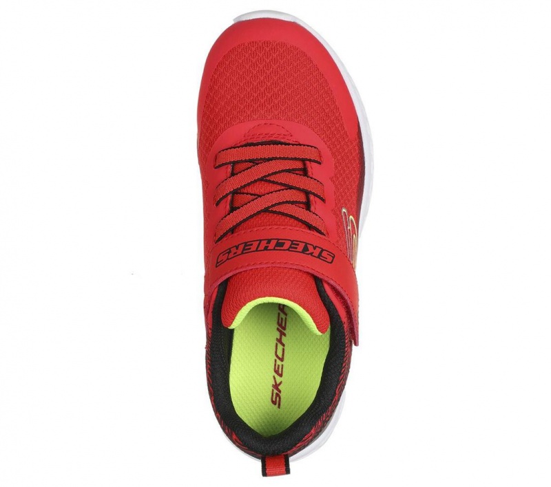 Red Skechers Microspec Ii - Zovrix Boys' Sneakers | SNGI-63708