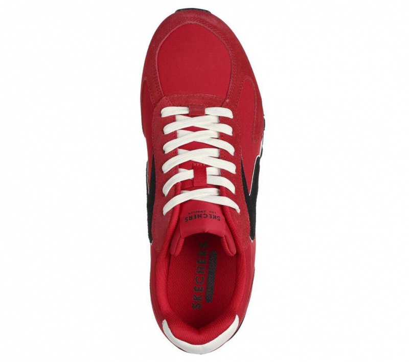 Red Skechers Og 85 - Modern Lace Low Retro Men's Walking Shoes | KMSR-52613