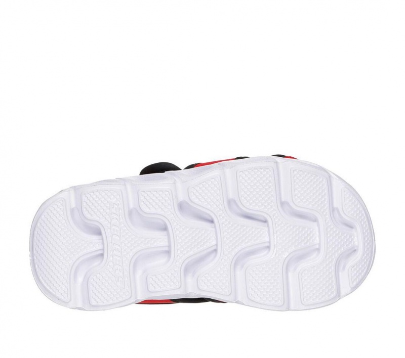 Red Skechers S Lights: Hypno-flash - Hydro-fun Boys' Sandals | FLNE-97518