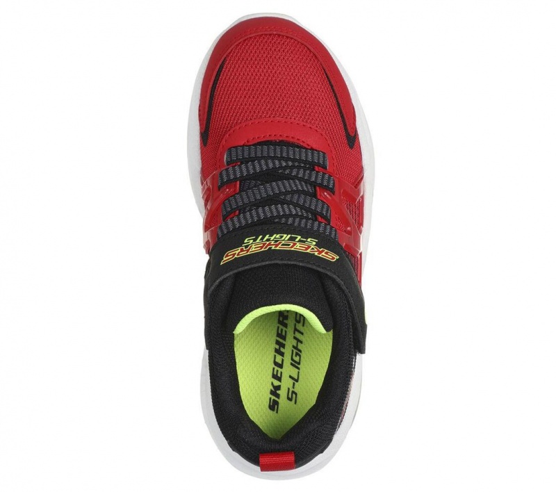 Red Skechers S Lights: Prismatrons Boys' Sneakers | QFPN-10752