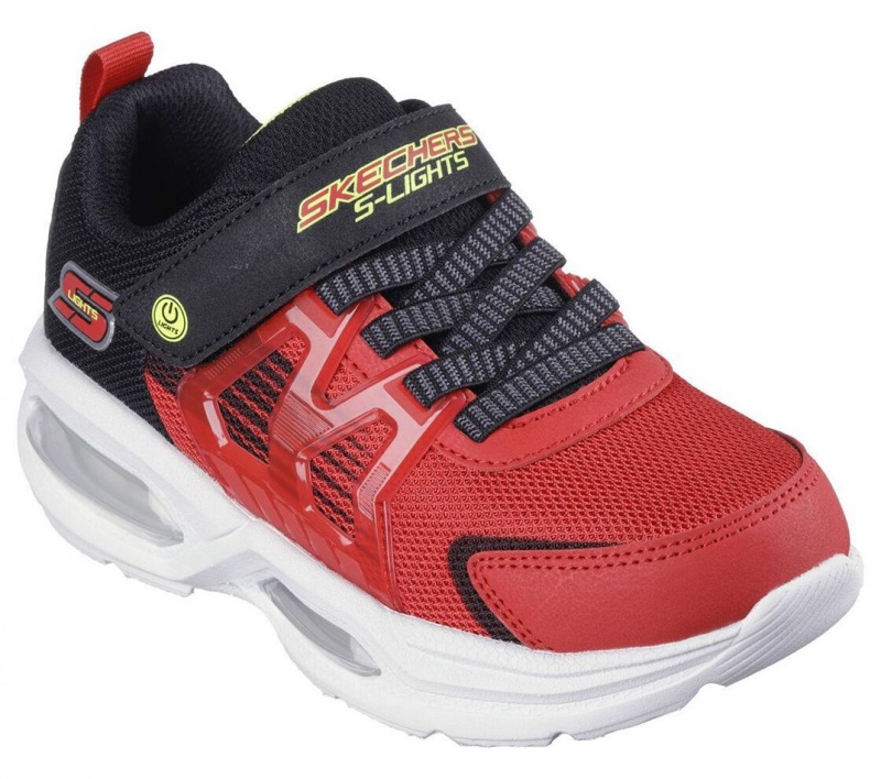 Red Skechers S Lights: Prismatrons Boys' Sneakers | QFPN-10752