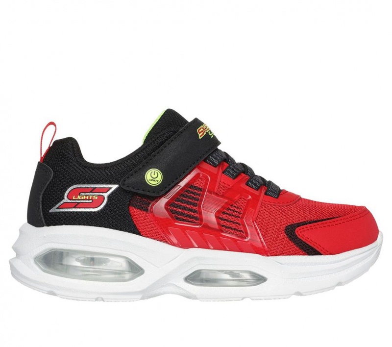 Red Skechers S Lights: Prismatrons Boys\' Sneakers | QFPN-10752