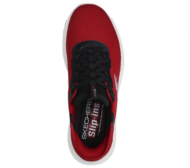 Red Skechers Slip-ins Rf: Equalizer 5.0 - Standpoint Men's Sneakers | LBAF-58723