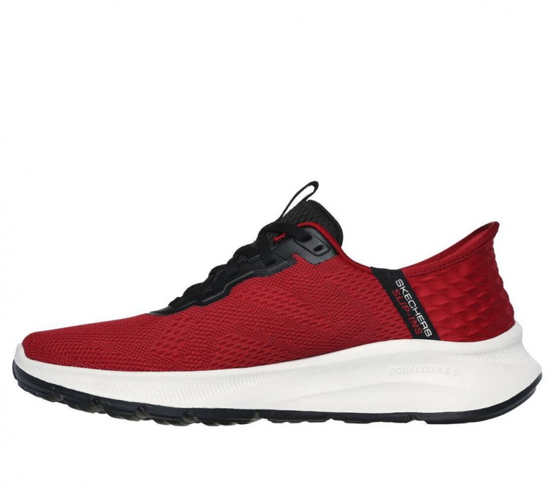 Red Skechers Slip-ins Rf: Equalizer 5.0 - Standpoint Men's Sneakers | LBAF-58723