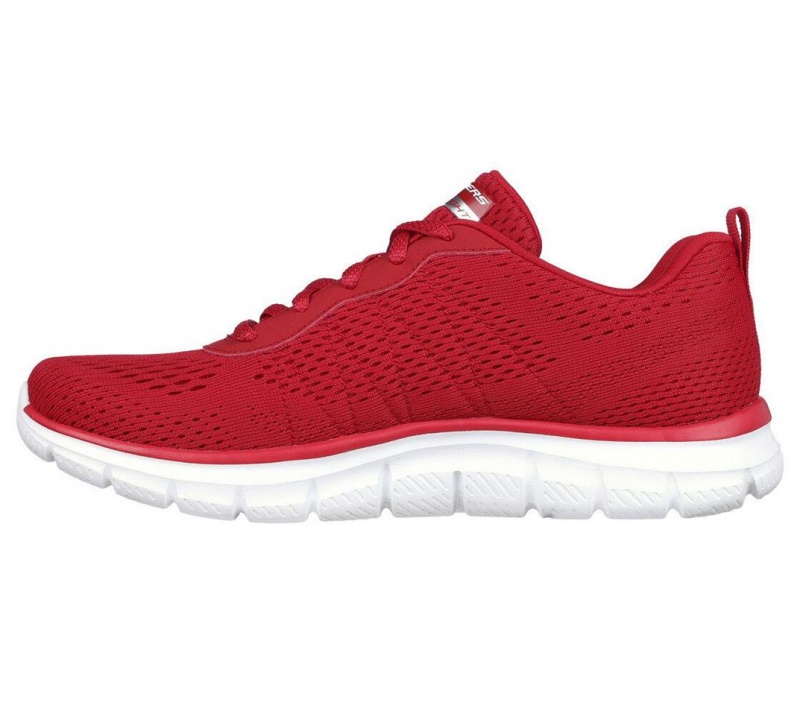 Red Skechers Track - New Staple Women's Sneakers | AHGY-26487