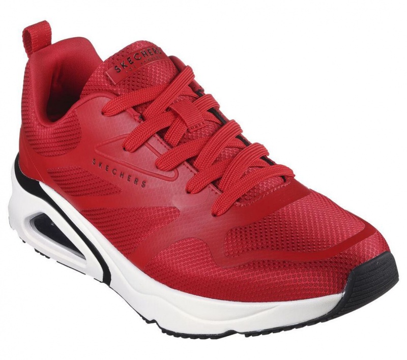 Red Skechers Tres-air Uno - Revolution-airy Men's Sneakers | RUDL-73295