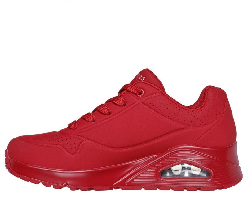 Red Skechers Uno - Stand On Air Women's Sneakers | VGEC-57630