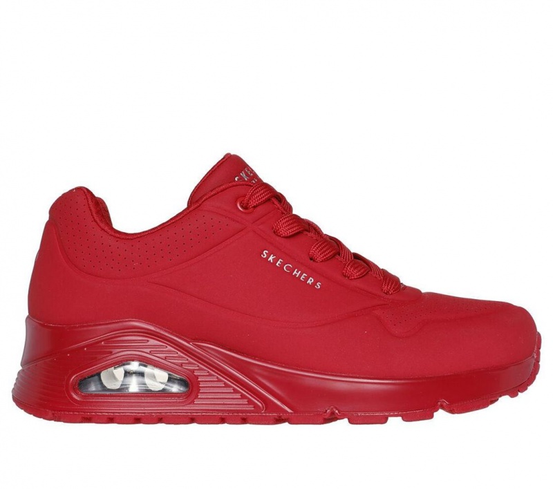 Red Skechers Uno - Stand On Air Women\'s Sneakers | VGEC-57630