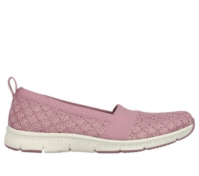 Rose Skechers Be-cool - Perfect Days Women\'s Flats | YRKJ-76502