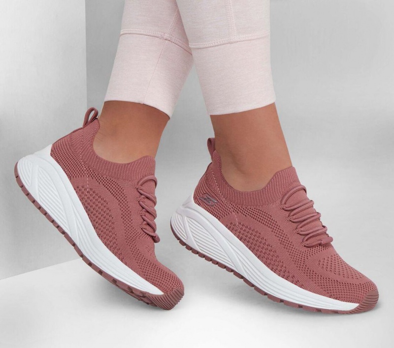 Rose Skechers Bobs Sport Sparrow 2.0 - Allegiance Crew Women's Sneakers | TCZP-21465