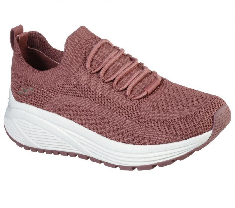 Rose Skechers Bobs Sport Sparrow 2.0 - Allegiance Crew Women's Sneakers | TCZP-21465