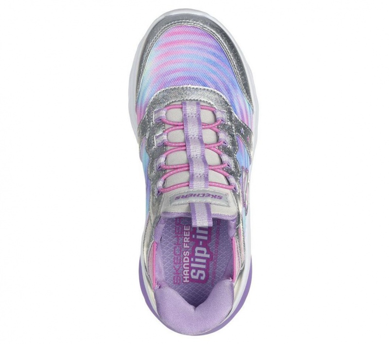 Silver Skechers Slip-ins: Coastline Girls' Sneakers | ONSY-43957