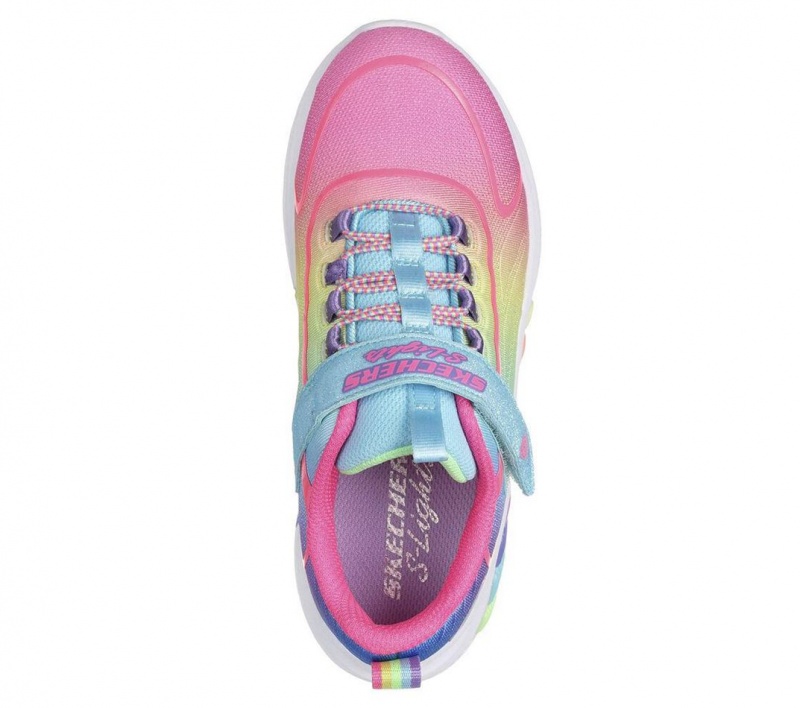 Turquoise Skechers Rainbow Cruisers Girls' Sneakers | CTIM-54329