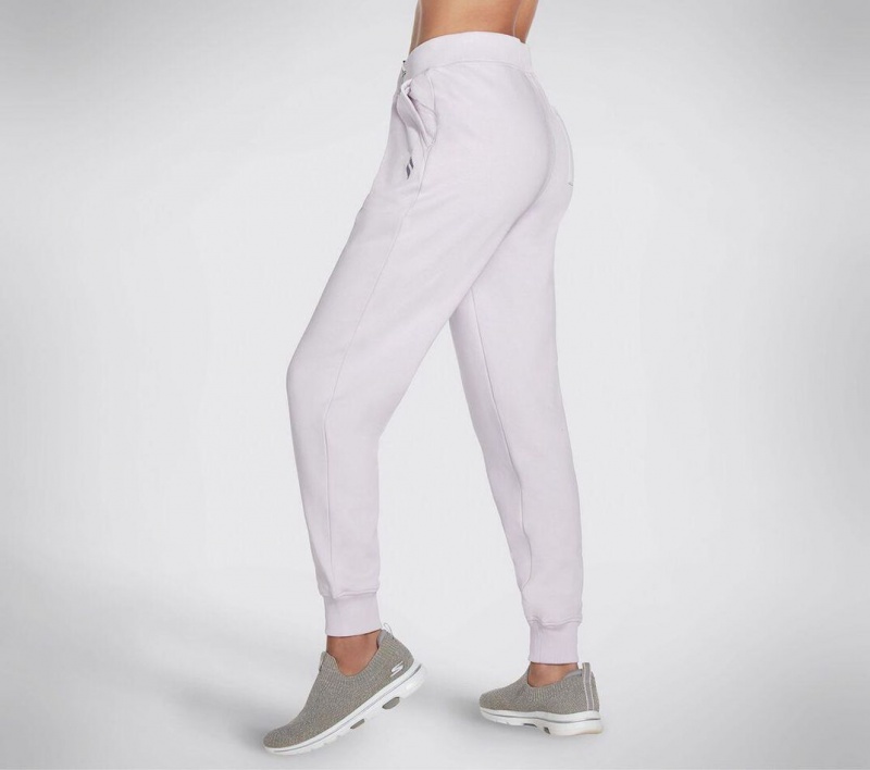 White Skechers Apparel Diamond Jogger Women's Pants | MVGC-49015