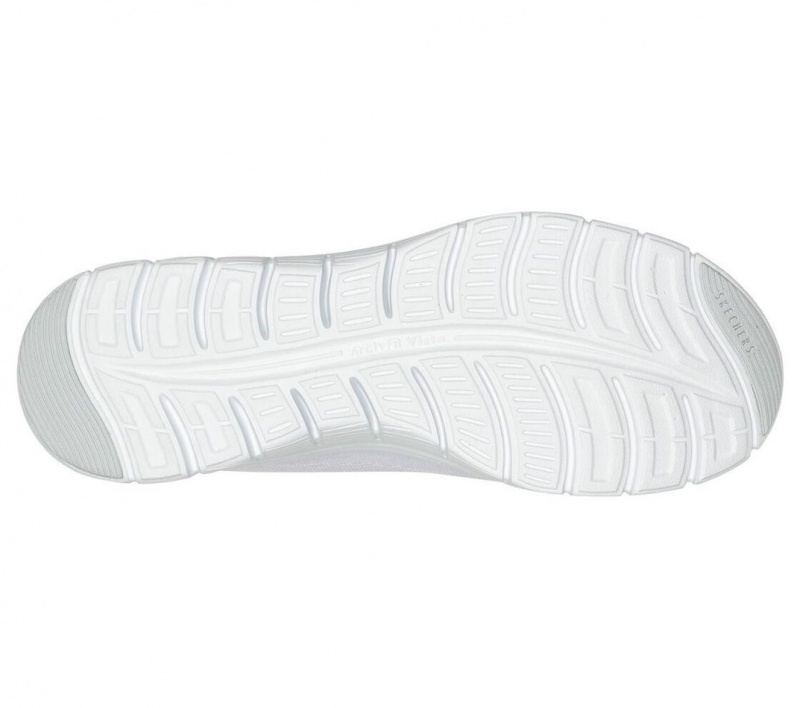 White Skechers Arch Fit Vista - Gleaming Women's Slip On | BXFK-85071