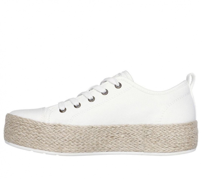 White Skechers Bobs Sesame - Sun Dazing Women's Walking Shoes | DGNY-96354