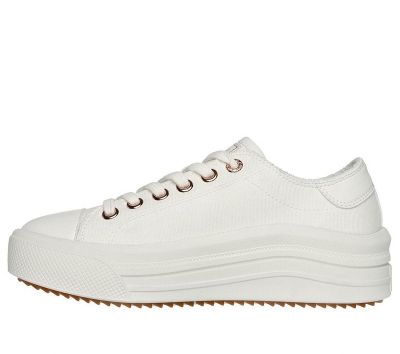 White Skechers Bobs Winnie - High Ranking Women's Walking Shoes | OHDB-30689