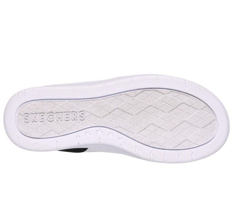 White Skechers Court High - Shine Kicks Girls' Walking Shoes | TVCQ-03547