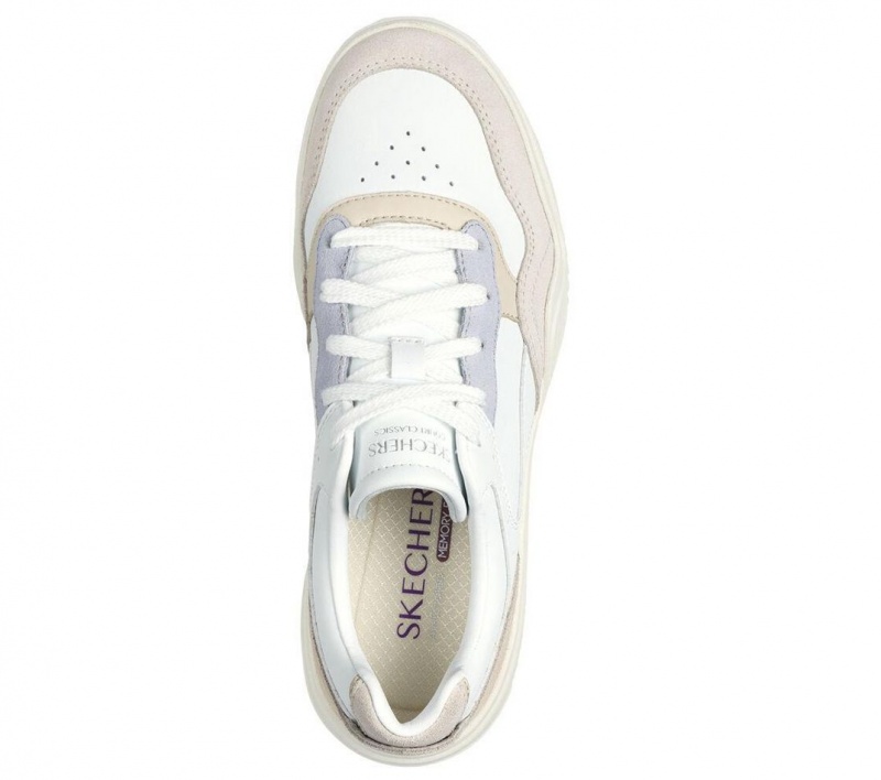 White Skechers Denali - Mellow Day Women's Walking Shoes | RDFM-32876