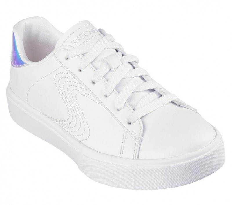 White Skechers Eden Lx - Magical Dream Girls' Walking Shoes | HUBJ-90783