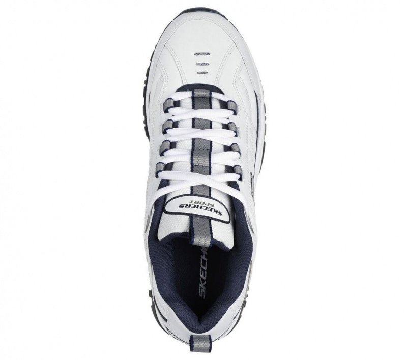 White Skechers Energy - After Burn Men's Sneakers | ETUG-02854