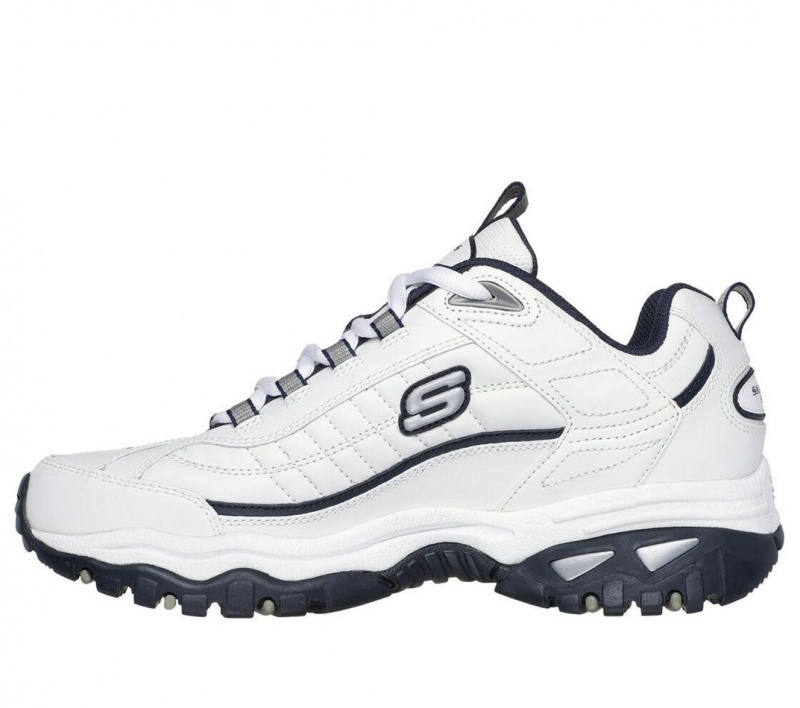 White Skechers Energy - After Burn Men's Sneakers | ETUG-02854