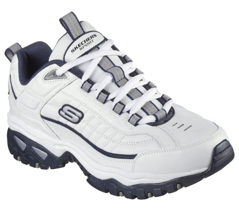 White Skechers Energy - After Burn Men's Sneakers | ETUG-02854