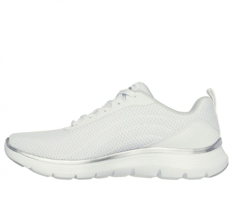 White Skechers Flex Appeal 5.0 - Uptake Women's Sneakers | BSOZ-23945