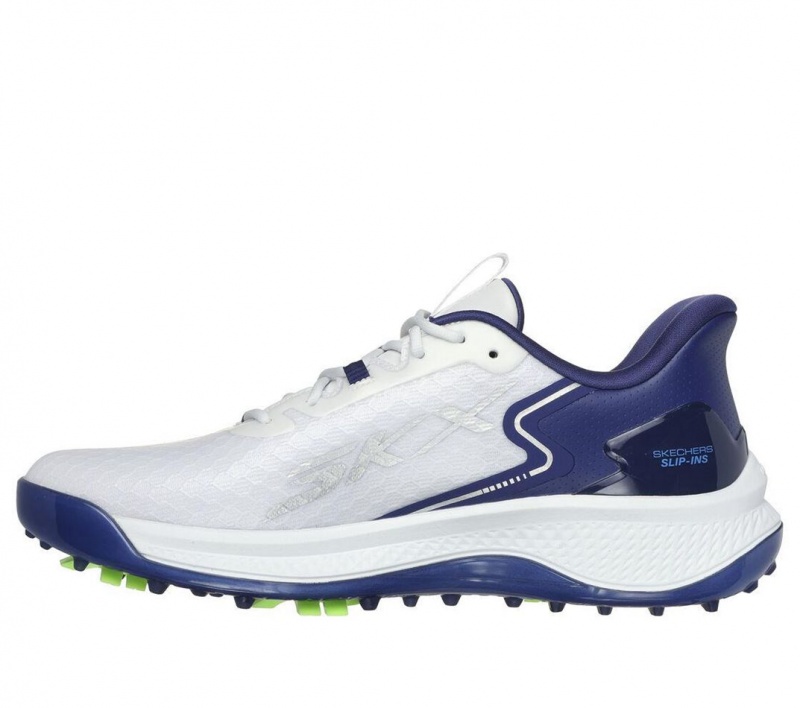 White Skechers Go Golf Blade Gf - Men's Slip On | GPRW-27493