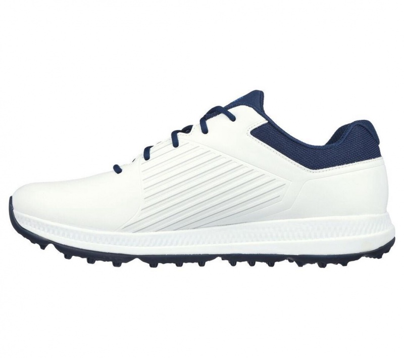 White Skechers Go Golf Elite 5 - Gf Men's Walking Shoes | EMSA-58196