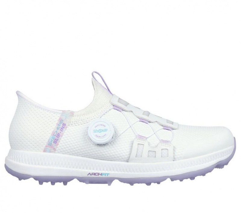 White Skechers Go Golf Elite 5 - Slip \'in Women\'s Slip On | IWZC-32508